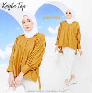 KAYLA TOP MUSTARD