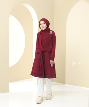 BLOUSE YURI 2.0 IN MULBERRY