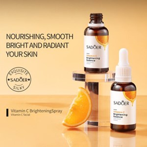 SADOER Vitamin C Brightening Essence Fresh Orange Essence Hydrating Moisturizing Serum 30ml