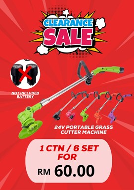 24V PORTABLE GRASS CUTTER MACHINE