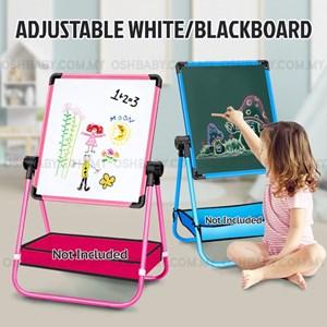 ADJUSTABLE WHITE/BLACKBOARD
