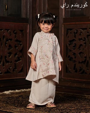 MAHARANI KURUNG KIDS - CHAMPAGNE