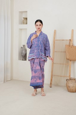 KEBAYA SERI EMBUN ( KSE 014 Violetpink)