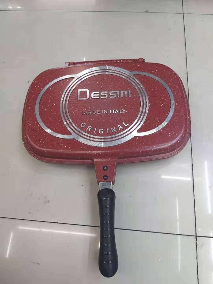 Dessini Non-stick Double-sided Pressure Grill Pan-36cm + Free Gift