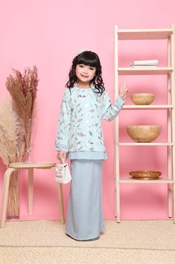 DANEEN NADEERA (KIDS) ASH BLUE