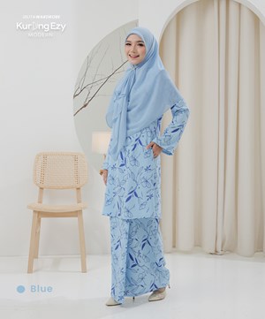MODERN KURUNG EZY IRONLESS IN BLUE