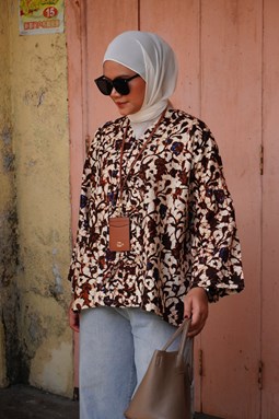 ZEINAB BATIK TOP ( Classic LC004 )