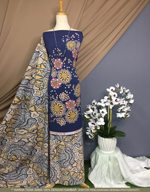 BATIK TIARAZ FHM 18 - Dark Blue