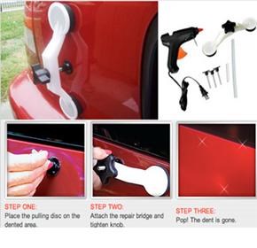 Paintless Dent Repair Tools Dent Puller Kits Pops a Car Dent