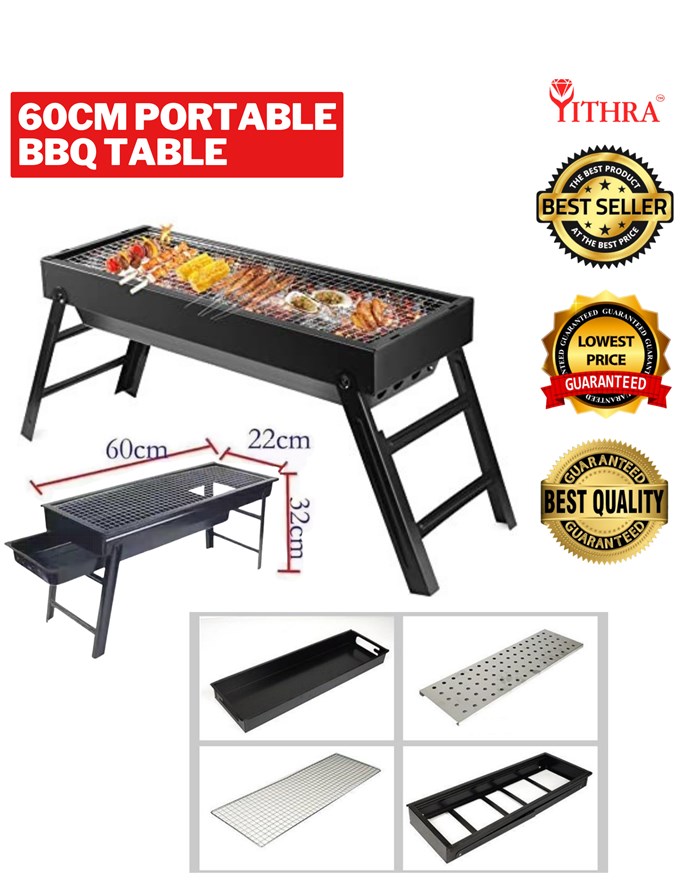 60cm PORTABLE BBQ TABLE SKY HOMEWARE