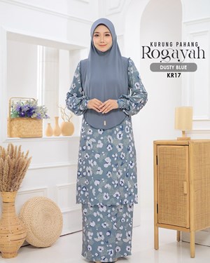 KURUNG ROGAYAH KR17 DUSTY BLUE