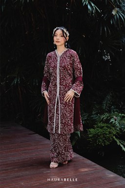 LAURA KURUNG - BURGUNDY