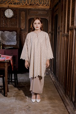 KURUNG CEMPAKA  ( Nude Beige )