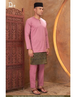 BAJU MELAYU TELUK BELANGA LUTH F20 MAUVE