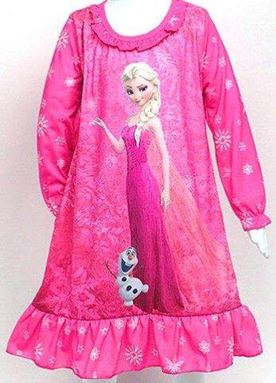 @  CS-08  ( 2-12Y ) PINK DRESS SLEEPWEAR.