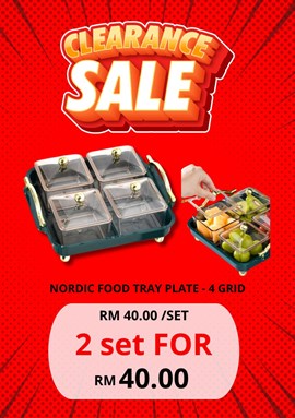 NORDIC FOOD TRAY PLATE