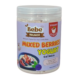 BEBE BRUNCH YOGURT OATMEAL - MIXED BERRIES