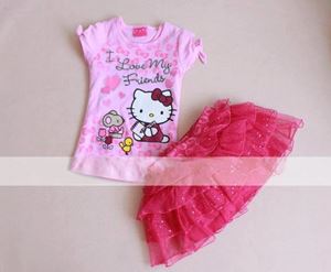 @  G019/13 KITTY PINK 2 PCS SET. ( SIZE 110 )