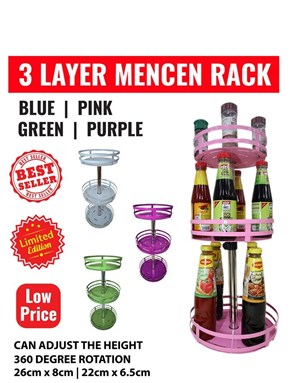 3 LAYER MENCEN ROTATION RACK