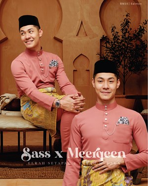 BAJU MELAYU MAGNIFICENT 4.0 (SALMON) C35