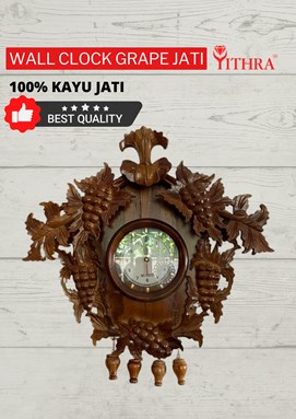 WALL CLOCK GRAPE JATI