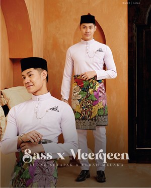 BAJU MELAYU MAGNIFICENT 4.0 (LILAC) C22