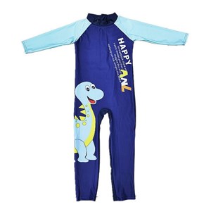 ©  B21390-12  Kids Long Swimming Suit ( DINO  ) SZ 3Y-11Y )
