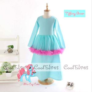 @  MY LITTLE PONY PEPLUM KURUNG   ( TIFFANY GREEN)  ( 2Y - 12Y )