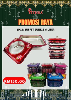6PCS BUFFET EUNICE 6 LITER