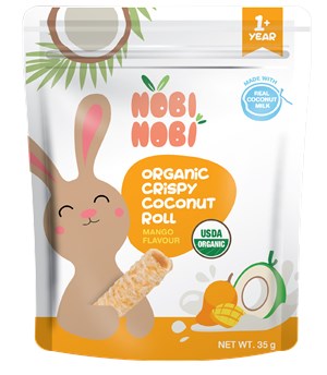 NN ORGANIC CRISPY COCONUT ROLL - MANGO