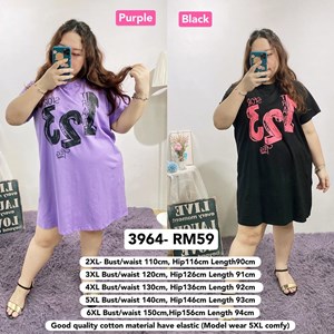3964   *Ready Stock *Bust 39 to 59 inch/ 100-150cm