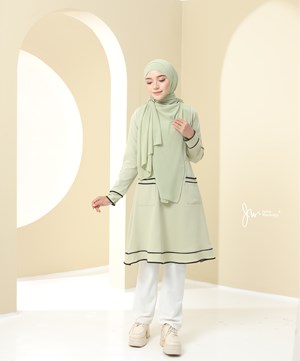 BLOUSE YURI 2.0 IN SOFT GREEN