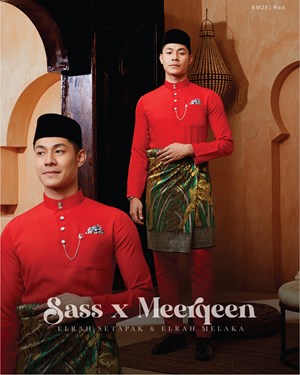 BAJU MELAYU MAGNIFICENT 4.0 (CHILI RED) C28