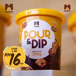 POUR AND DIP COOKIES