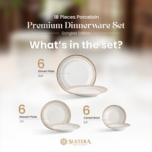 LOOSE AS-IS Dinnerware - Songket Edition