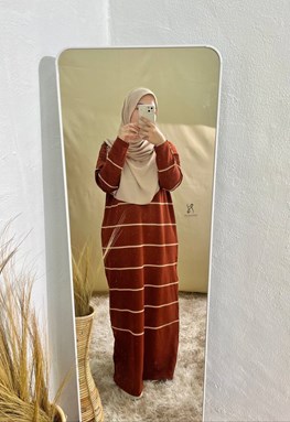 LALISA 2.0 DRESS - CARAMEL BROWN