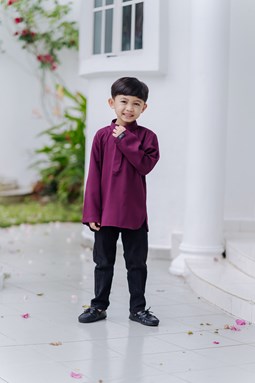 KURTA NUH (KIDS) PURPLE MANGOSTEEN