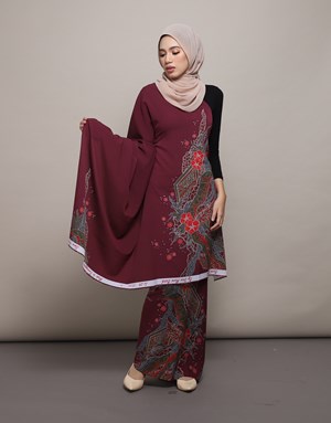 BATIK DM STYLE ZAA 26 MPP 01 in Burgundy