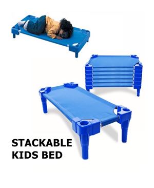 STACKABLE KIDS BED MESH
