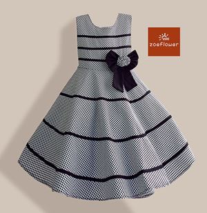 @  WS-ZF201524-004 ZOE FLOWER DRESS ( Size 6-10y )