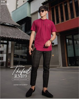 KURTA THUFAIL ELRAH EXCLUSIVE (LENGAN PENDEK)