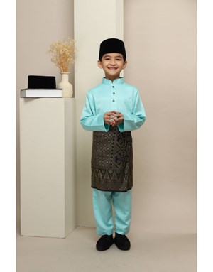 BAJU MELAYU MUHAMMAD JUNIOR K27 MINT GREEN