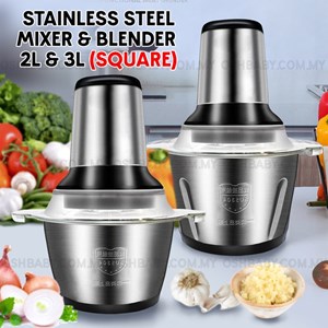 STAINLESS STEEL MINI MIXER & BLENDER (SQUARE)