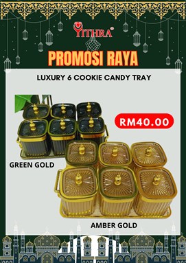 LUXURY 6 COOKIE CANDY TRAY