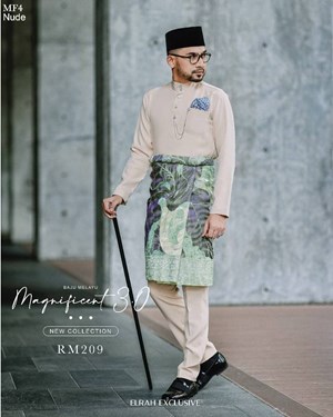 BAJU MELAYU MAGNIFICENT 3.0 (NUDE)