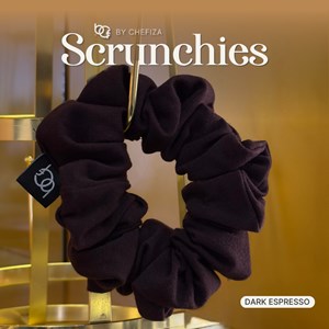 SCRUNCHIES - DARK ESPRESSO